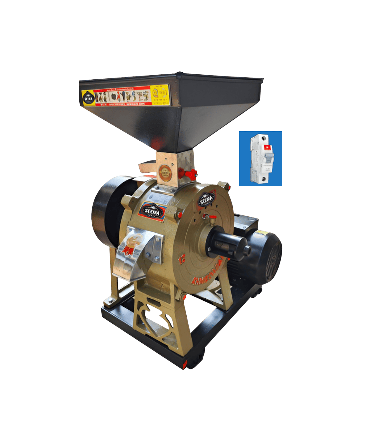 12 INCH THIRD PEDESTAL FLOUR MILL